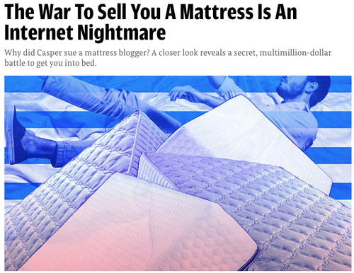 fake casper mattress