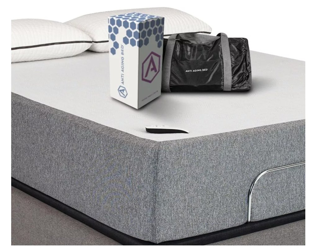 The Anti-Aging Mattress shields your body from EMF, 5G, and other forms of radiation by grounding your body.