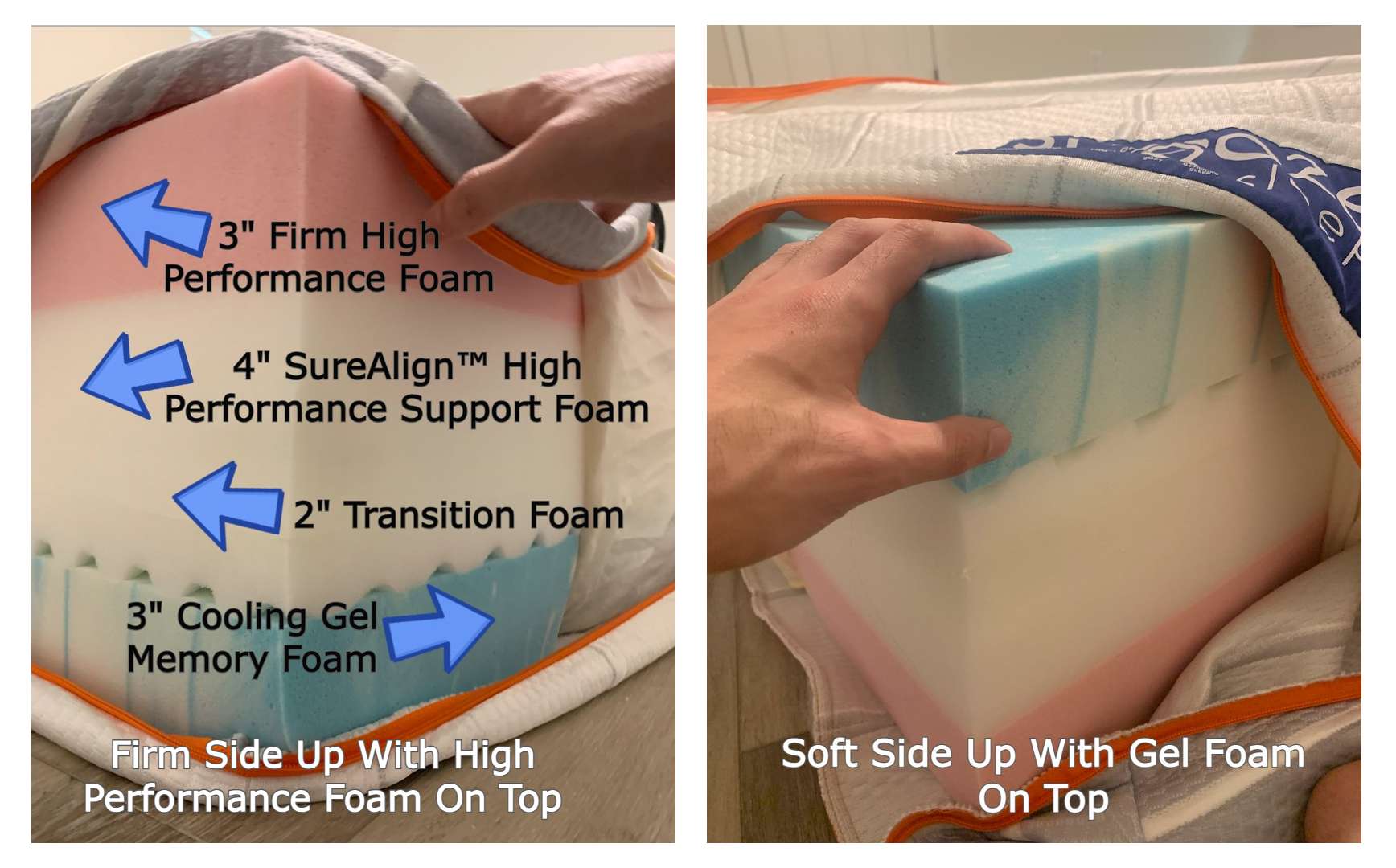 Snooze Flip Reversible Mattress Review Soft Or Firm, Just Flip It